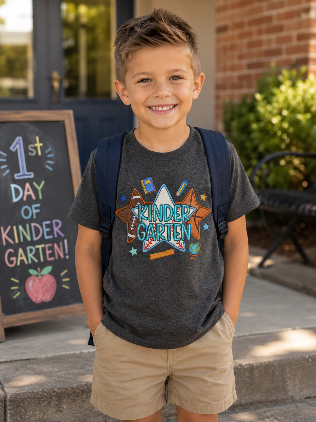 Kindergarten Toddler Tee - Back to School Kids Shirt