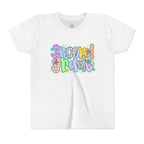 2nd Grade Back To School Doodle Font Youth Tee