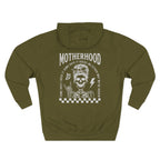 Motherhood Skeleton Graphic Hoodie — Rock Mom Fleece Pullover