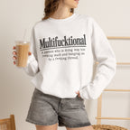 Multifucktional  Crewneck Sweatshirt