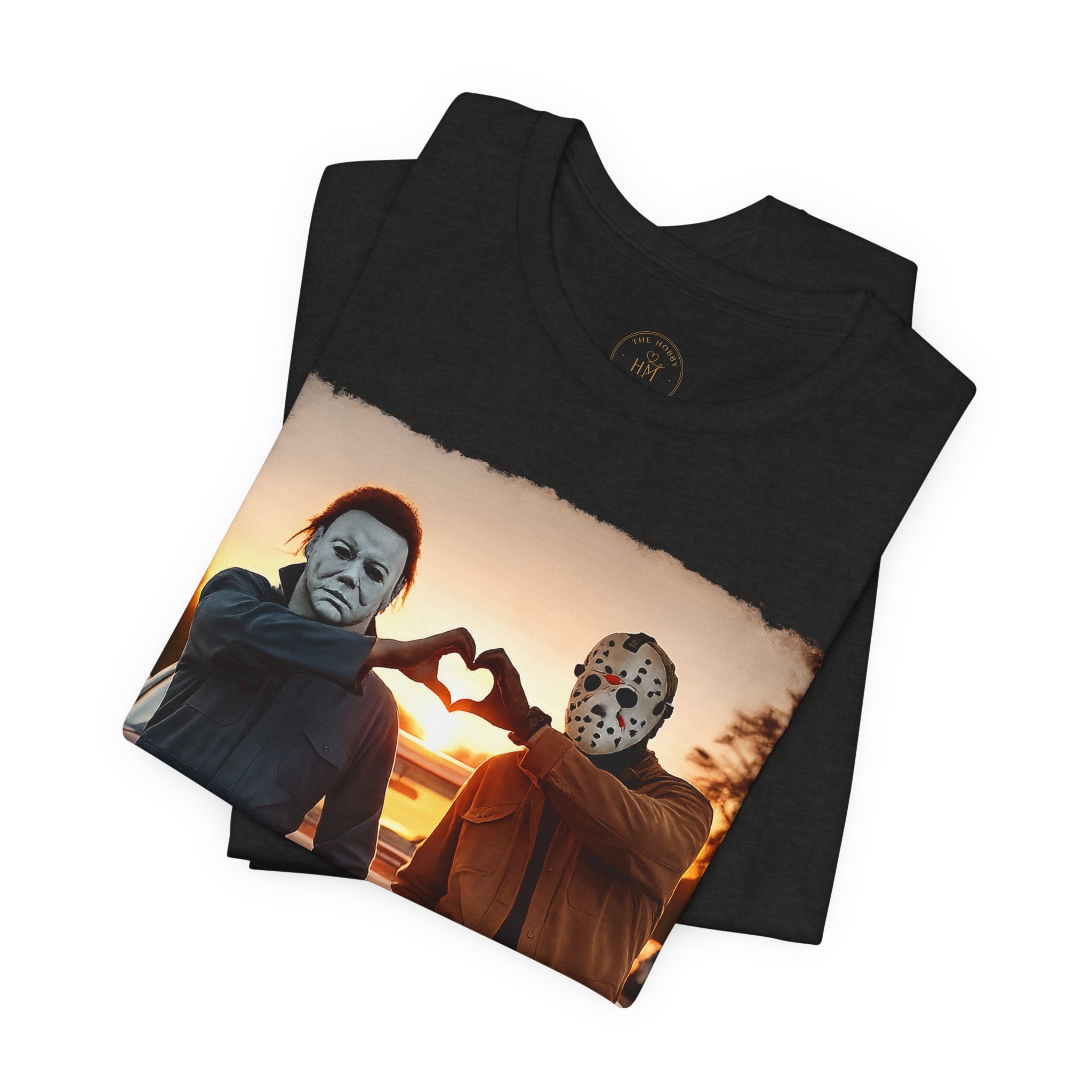 Horror Duo Sunset Heart T-Shirt
