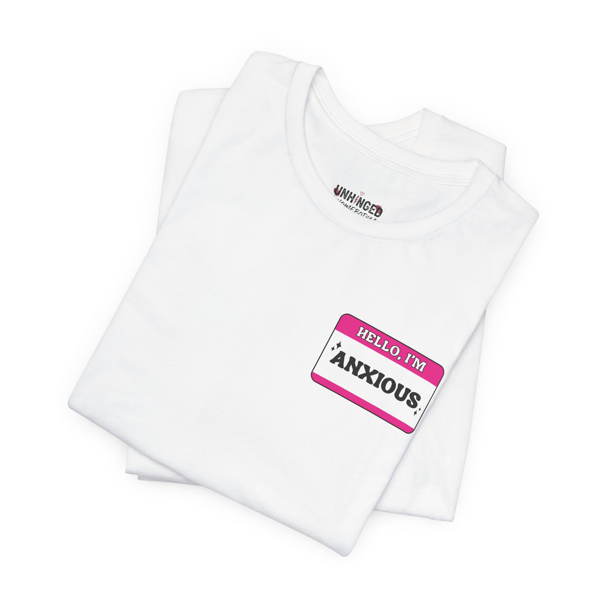 'Hello I'm Anxious' Graphic T‑Shirt
