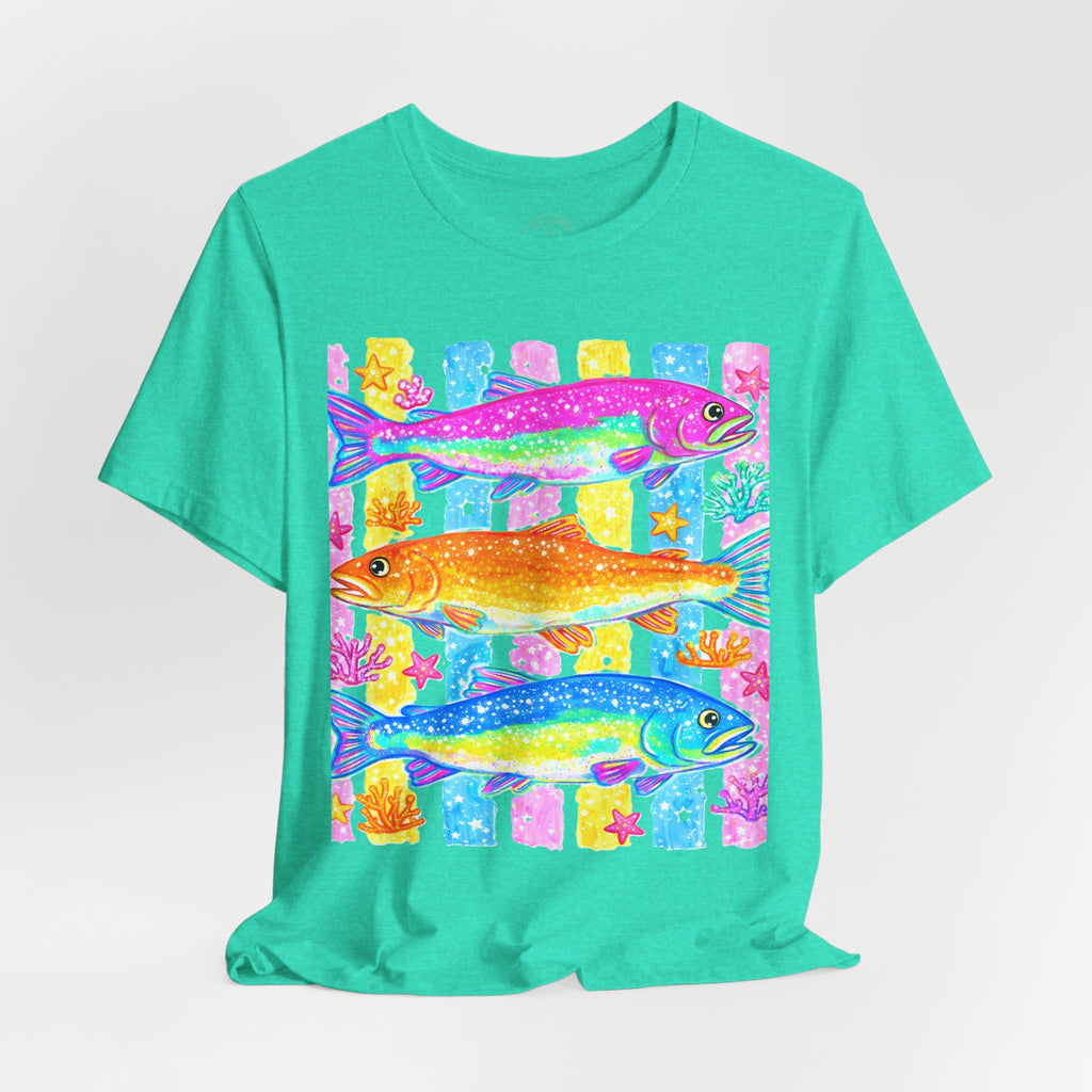 Tropical Fish  Beachy Summer Tee