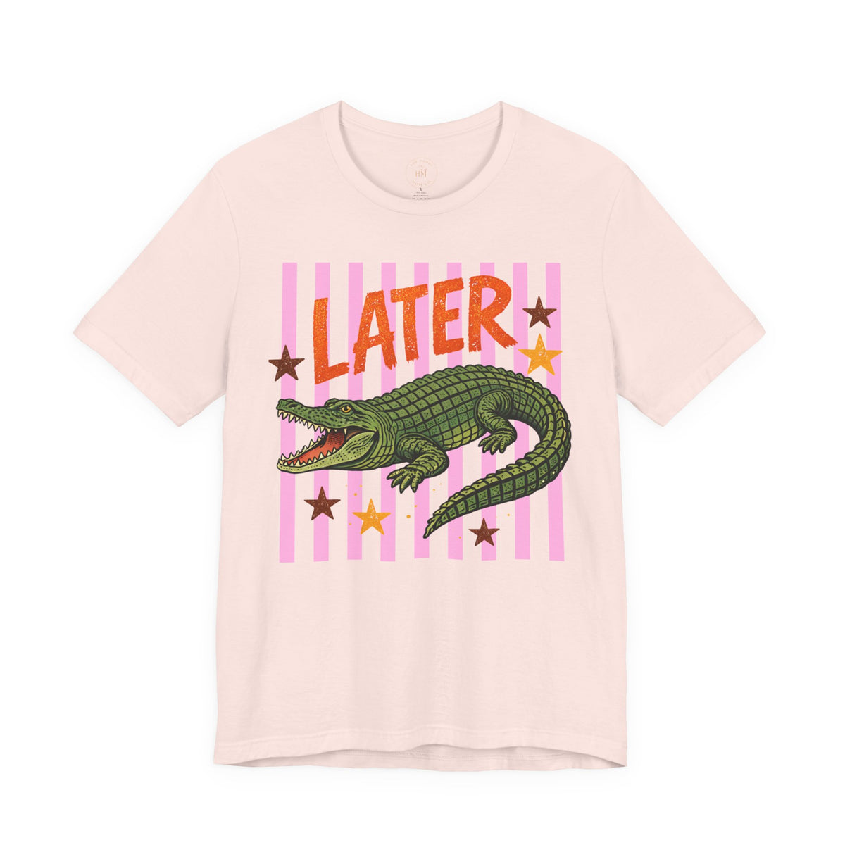 Later Alligator Graphic T-Shirt – Retro Crocodile Graphic Tee