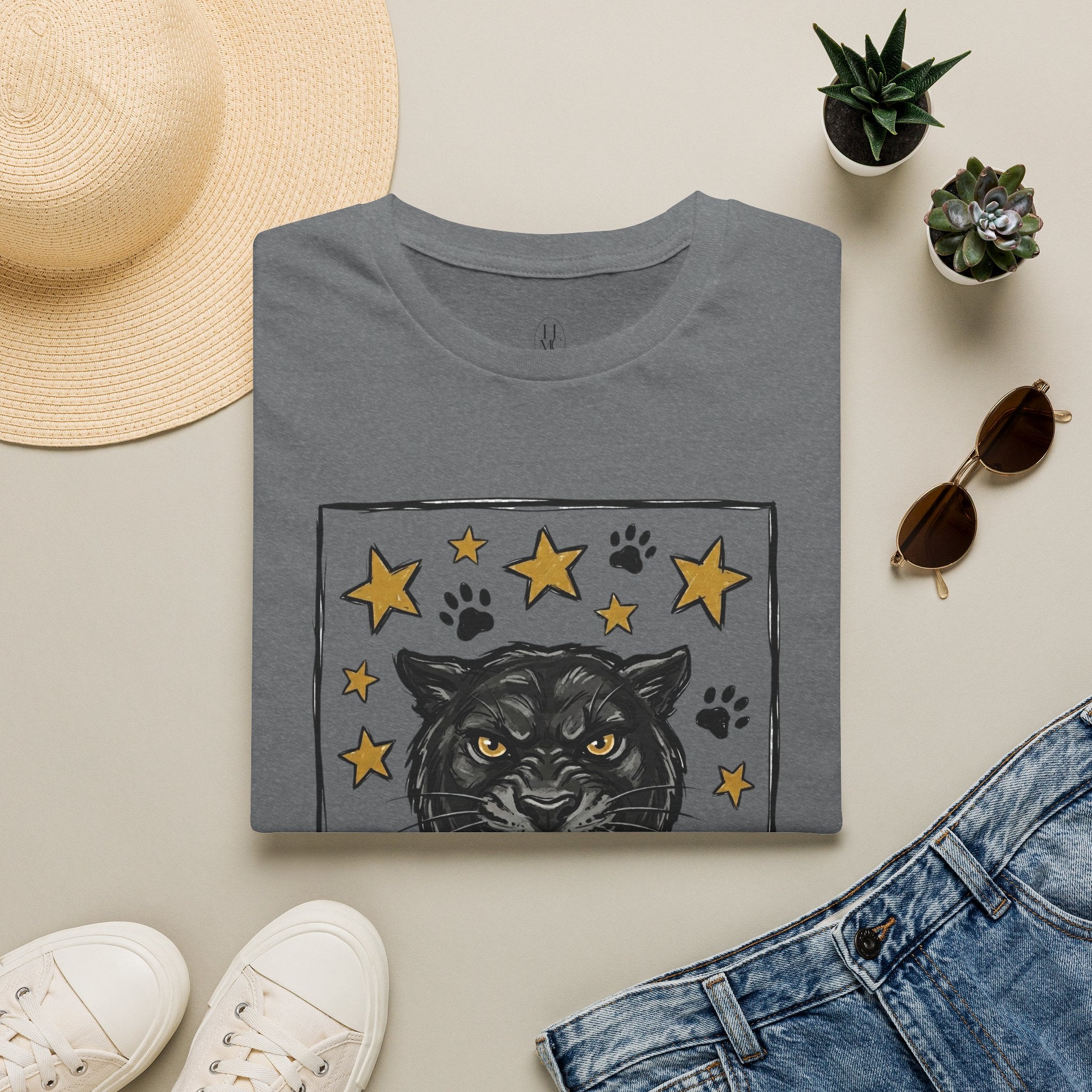 Panthers Vintage Mascot T‑Shirt