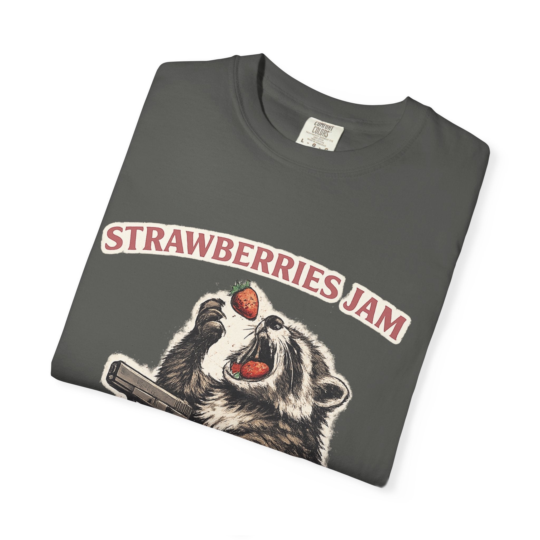 “Strawberries Jam But My Glock Don’t” Graphic T-Shirt