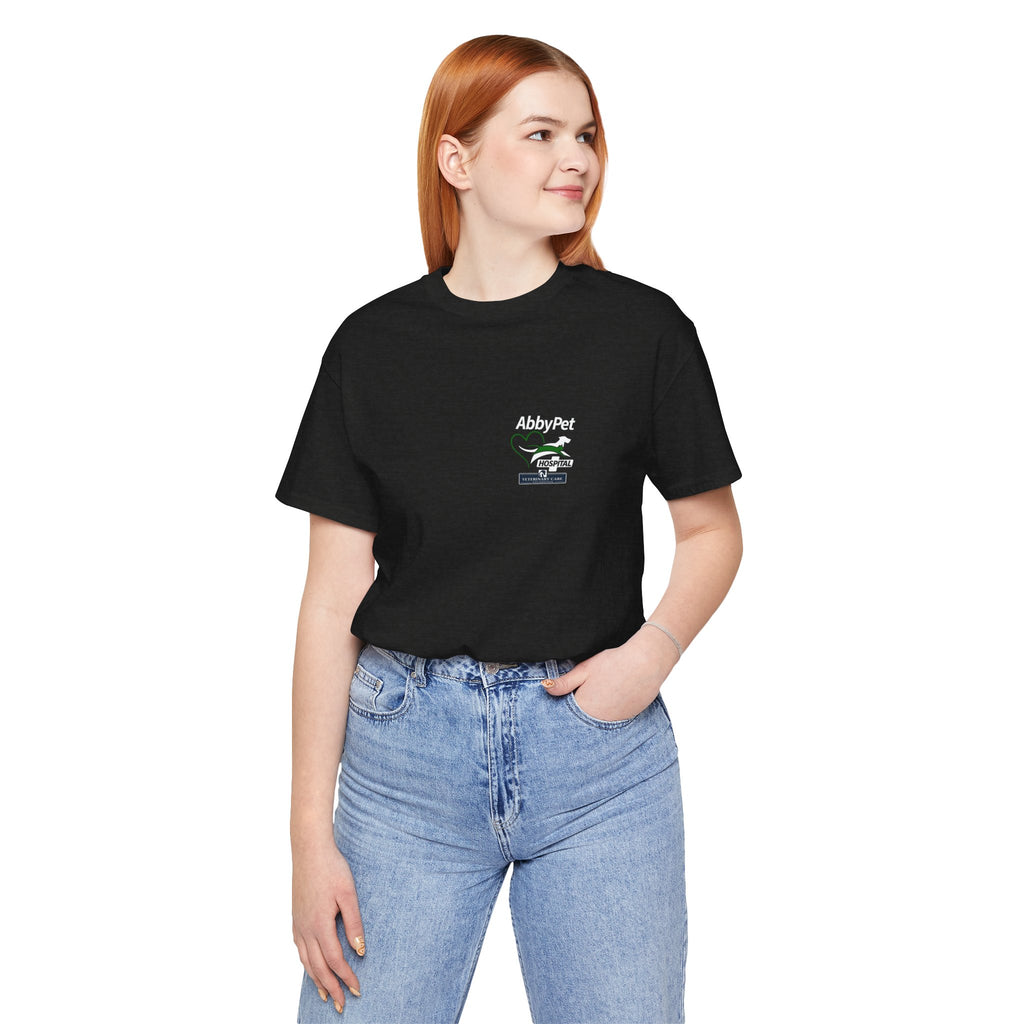 Custom Tee aat Abby Pet Hosptail - Proceeds will be donated to Abby Pet Hospital VCF fund.
