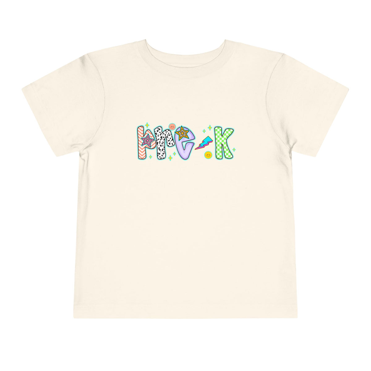 Pre-K back to school doodle script Toddler Graphic Tee