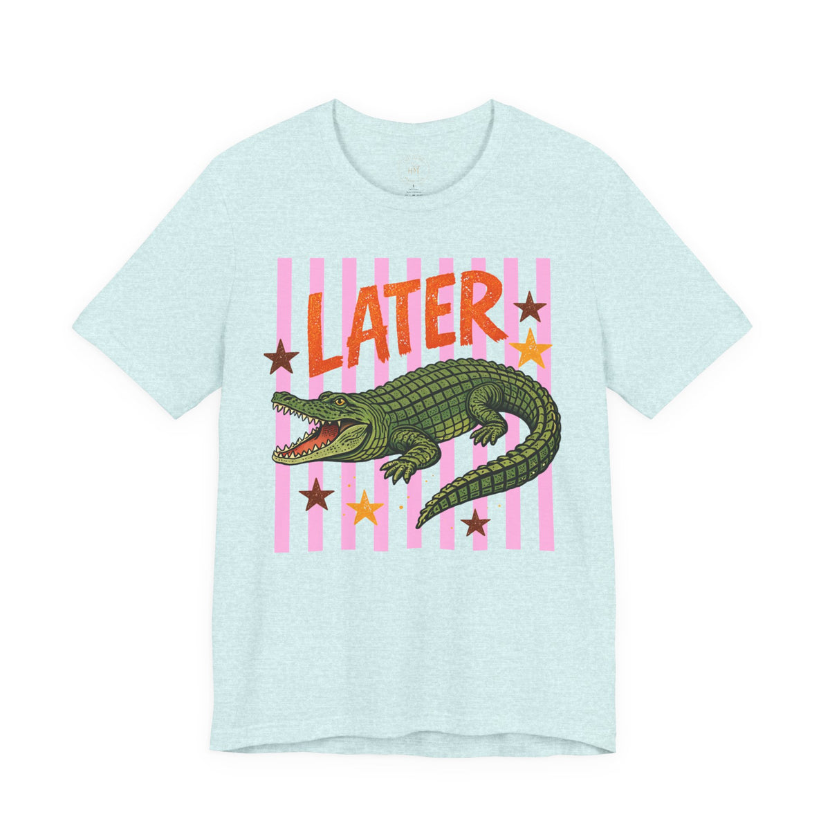 Later Alligator Graphic T-Shirt – Retro Crocodile Graphic Tee