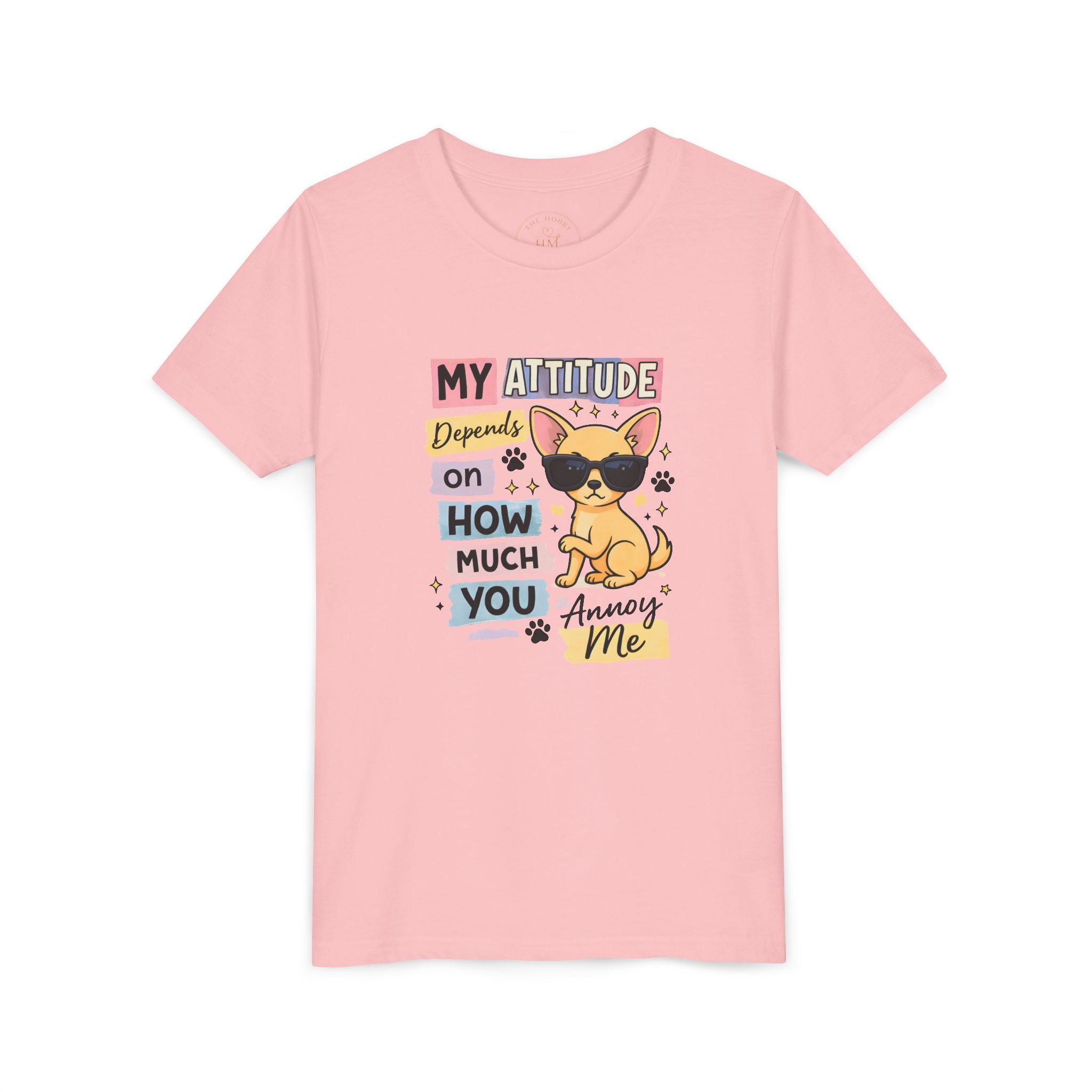 My Attitude Depends on How Much You Annoy Me Youth Tee