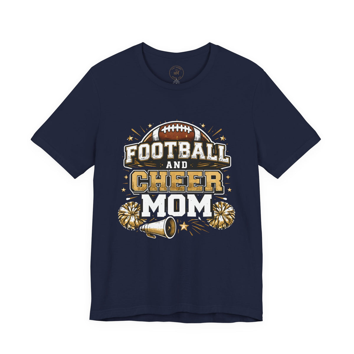 Football and Cheer Mom T-Shirt
