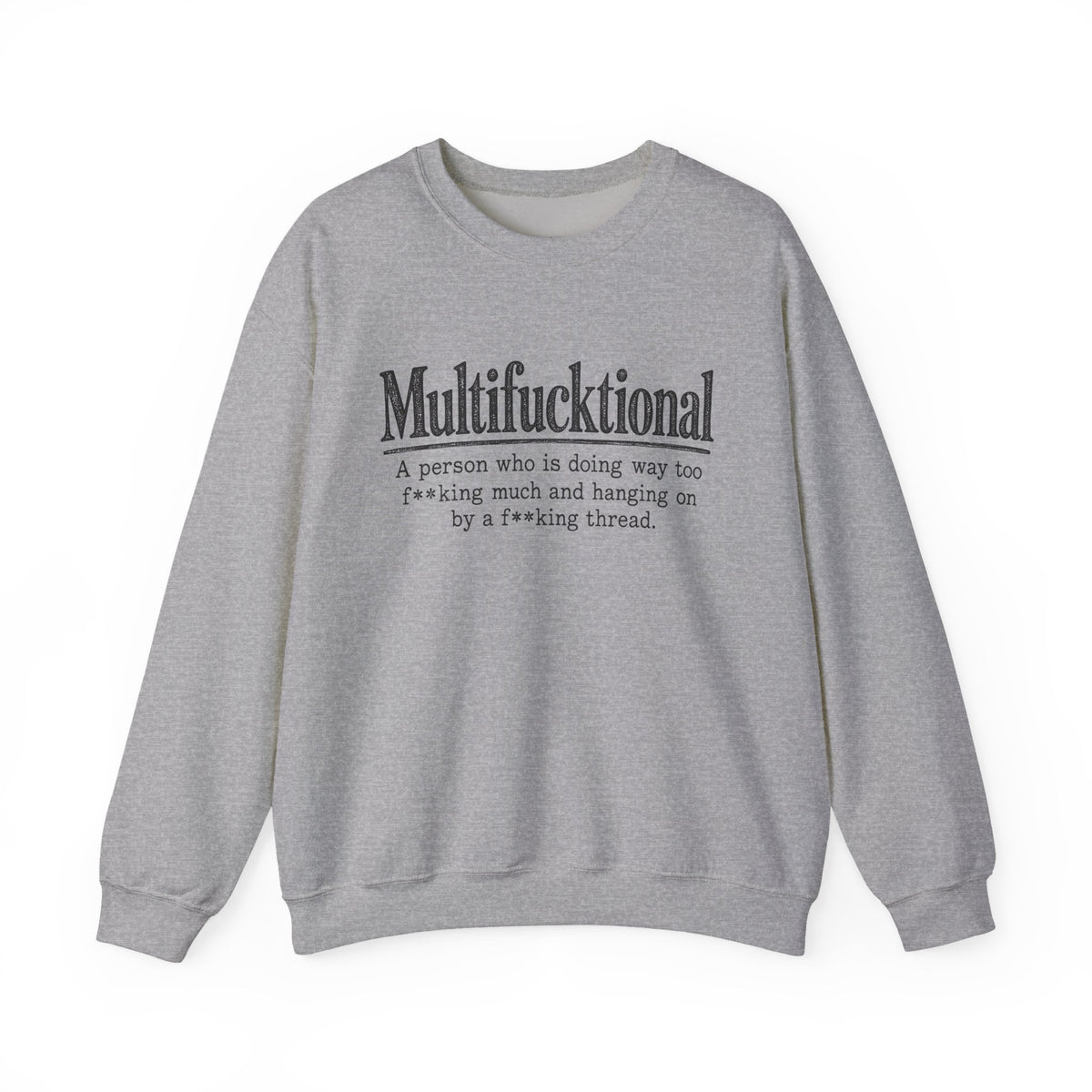 Multifucktional  Crewneck Sweatshirt