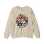 I Do What I Want Cat Crewneck Sweatshirt