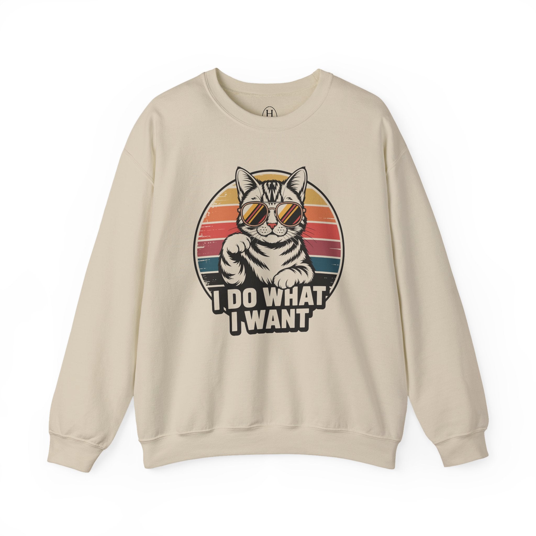 I Do What I Want Cat Crewneck Sweatshirt
