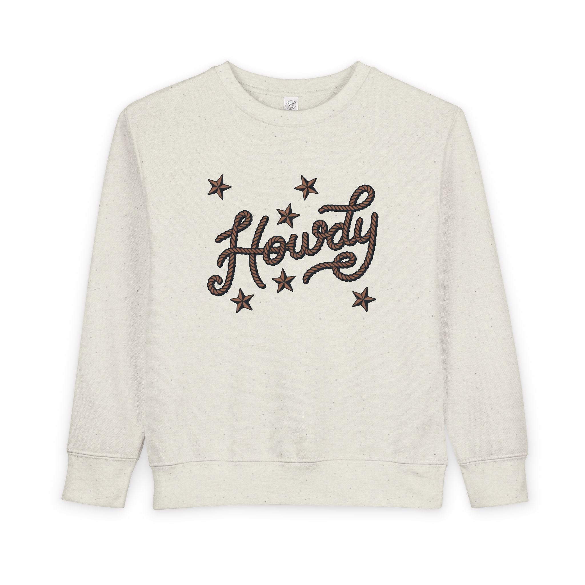 "Howdy" Stars Graphic Pullover for Kids