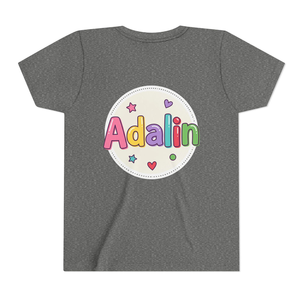 "First Grade" Colorful Back-to-School Shirt (Personalized Name Option)