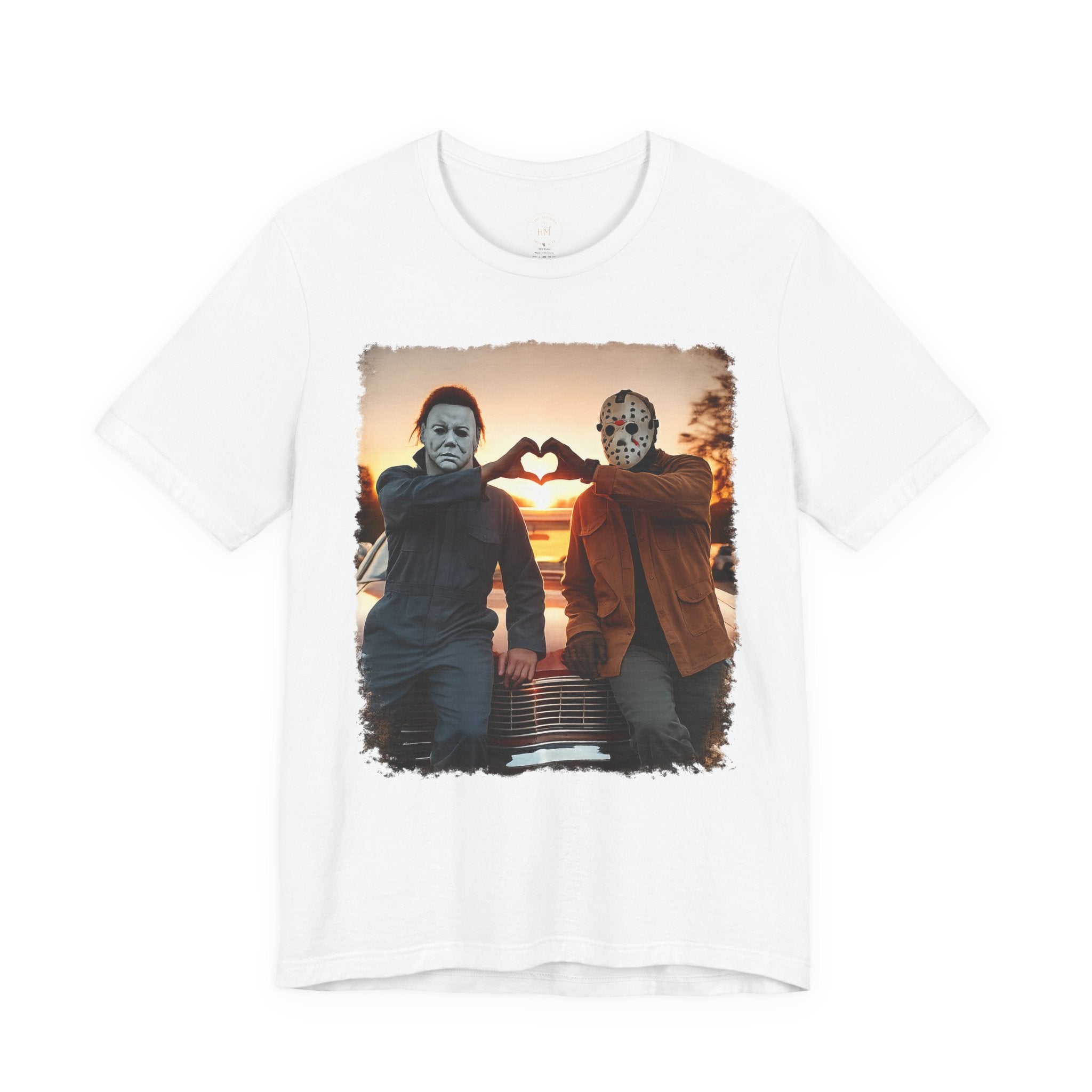 Horror Duo Sunset Heart T-Shirt