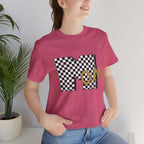 Checkerboard 'Mom' Graphic Tee