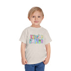 Kindergarten Back To School Doodle Script - Toddler Graphic T-shirt