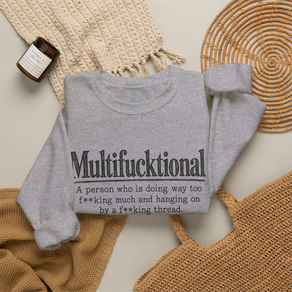 Multifucktional  Crewneck Sweatshirt
