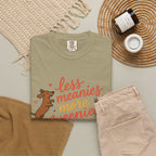 Less Meanies More Weenies Dachshund Graphic T-Shirt