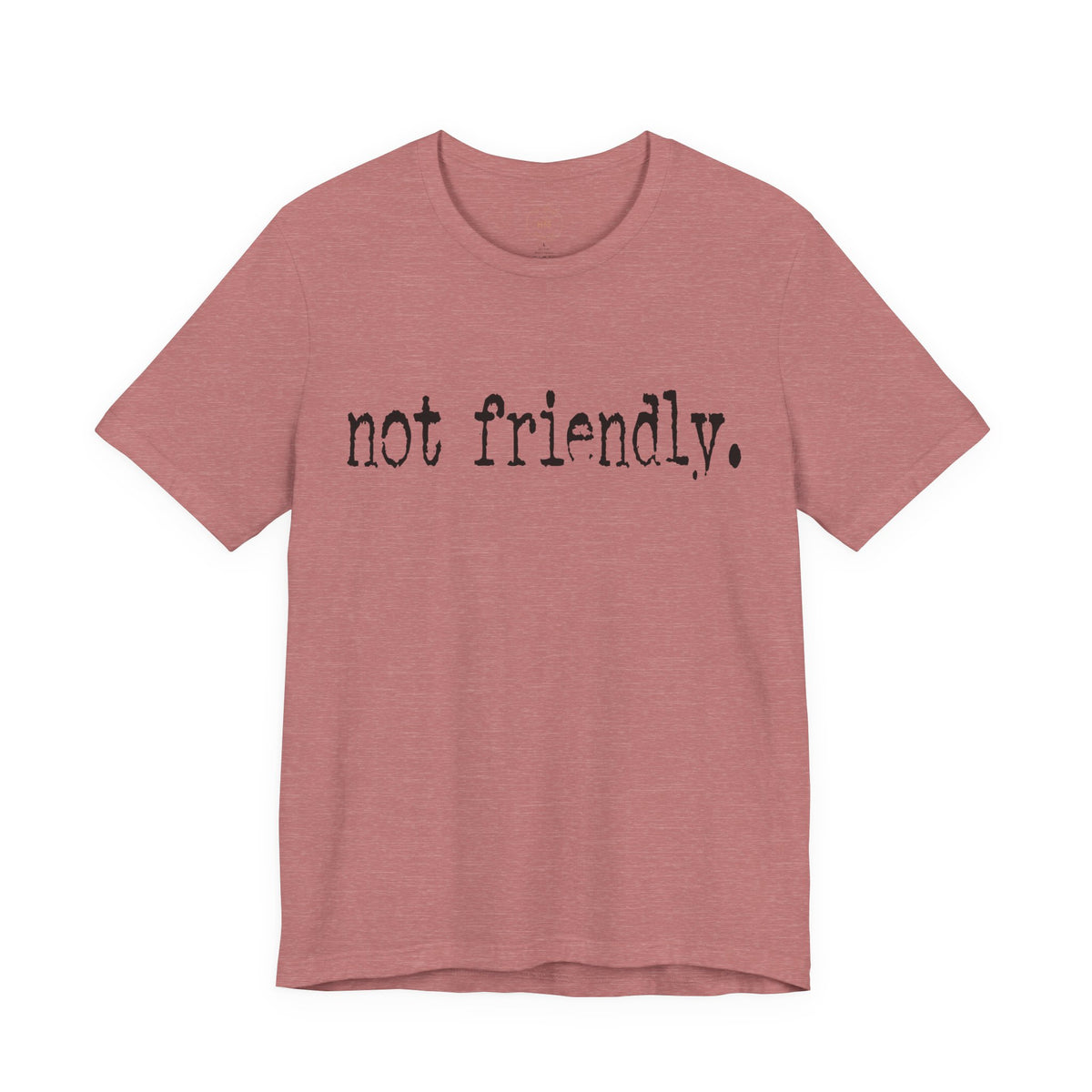 Not Friendly Graphic T‑Shirt