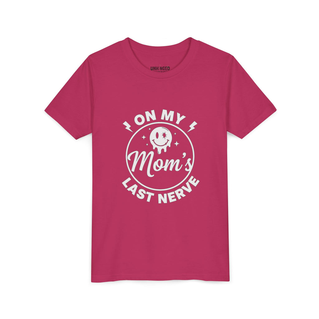 "On My Mom's Last Nerve" Graphic Youth Tee