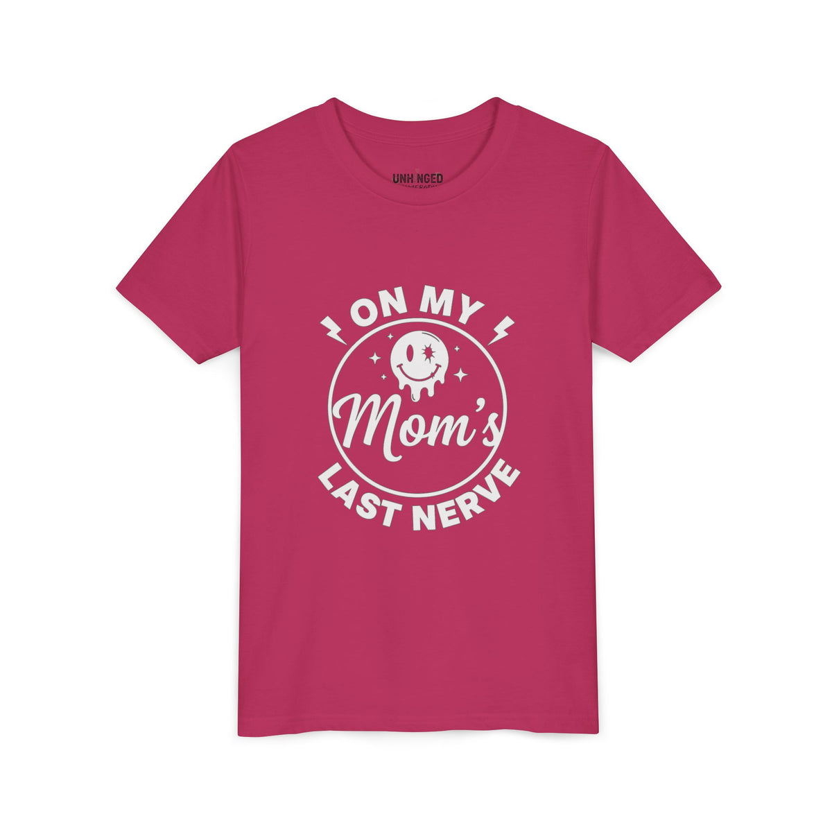 "On My Mom's Last Nerve" Graphic Youth Tee