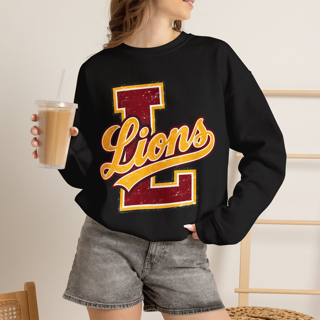 Letterman School Spirit Crewneck Sweatshirt
