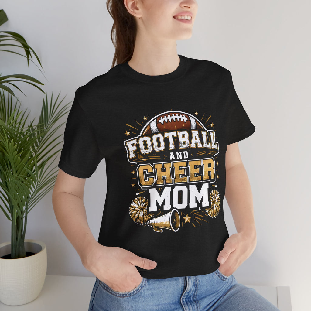 Football and Cheer Mom T-Shirt