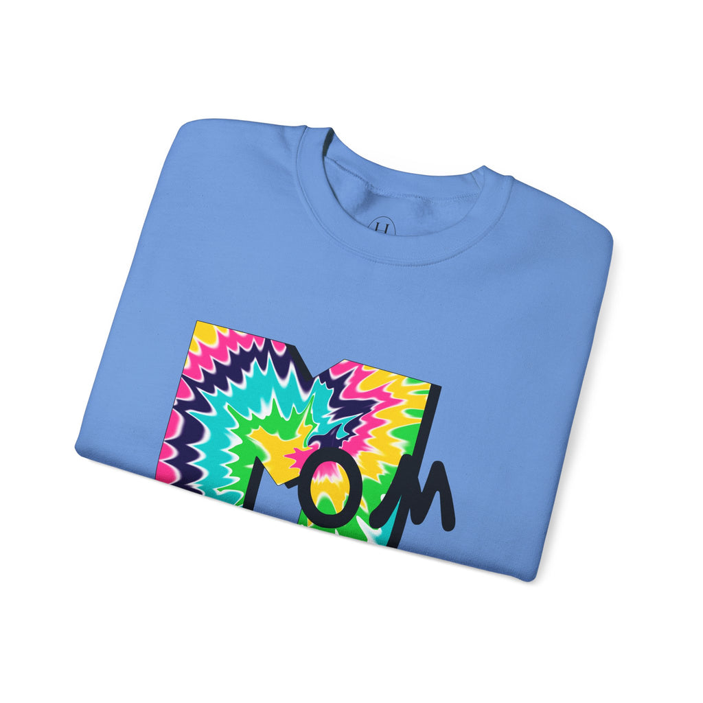 Tie-Dye Mom Crewneck Sweatshirt