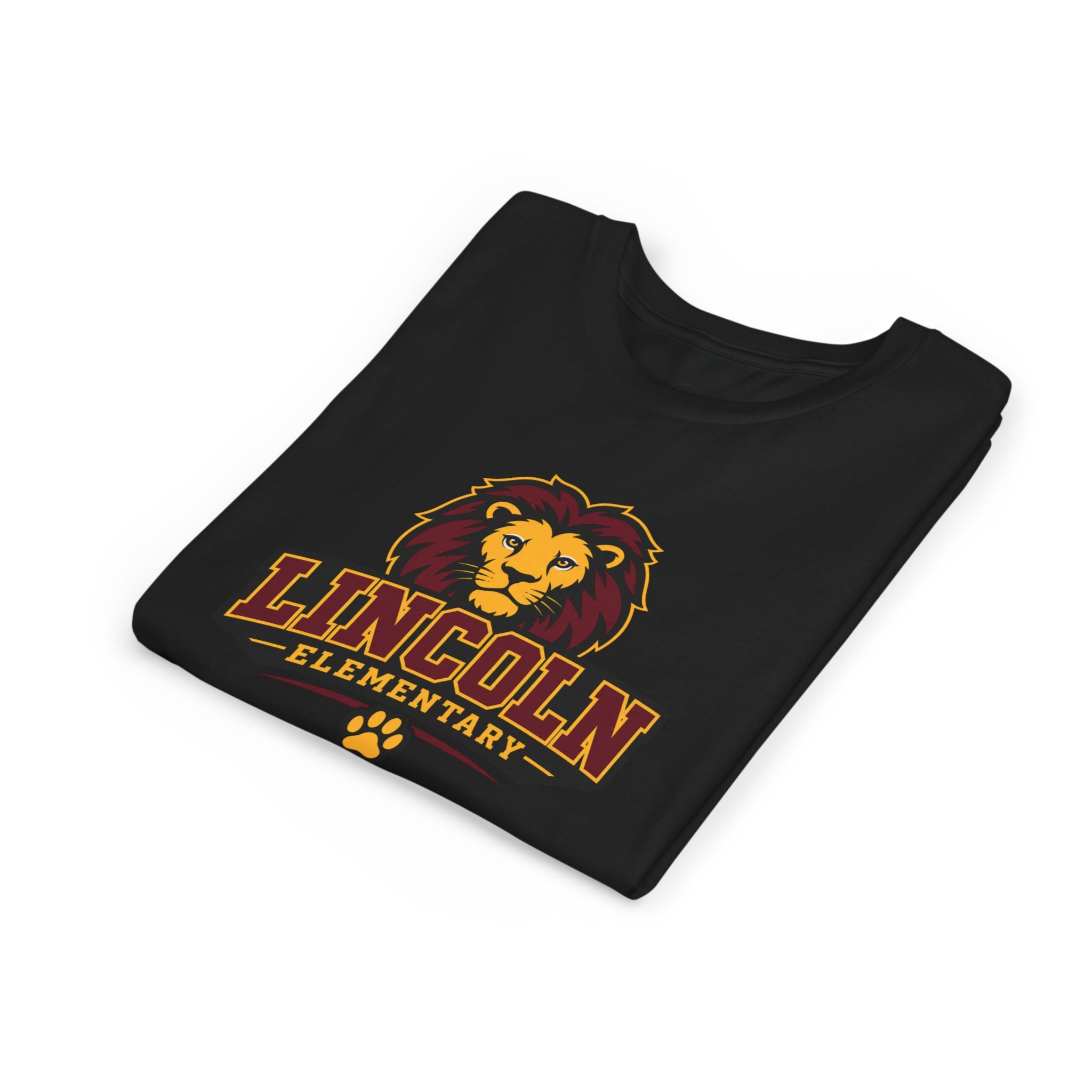Lion Mascot School Spirit Youth Tee - Customize for your child's school.