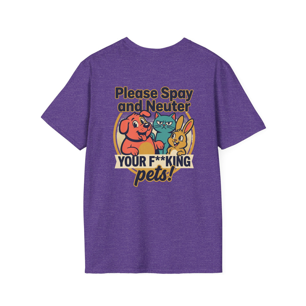 Don't Be Part of the Problem, Spay & Neuter Pets Graphic Tee