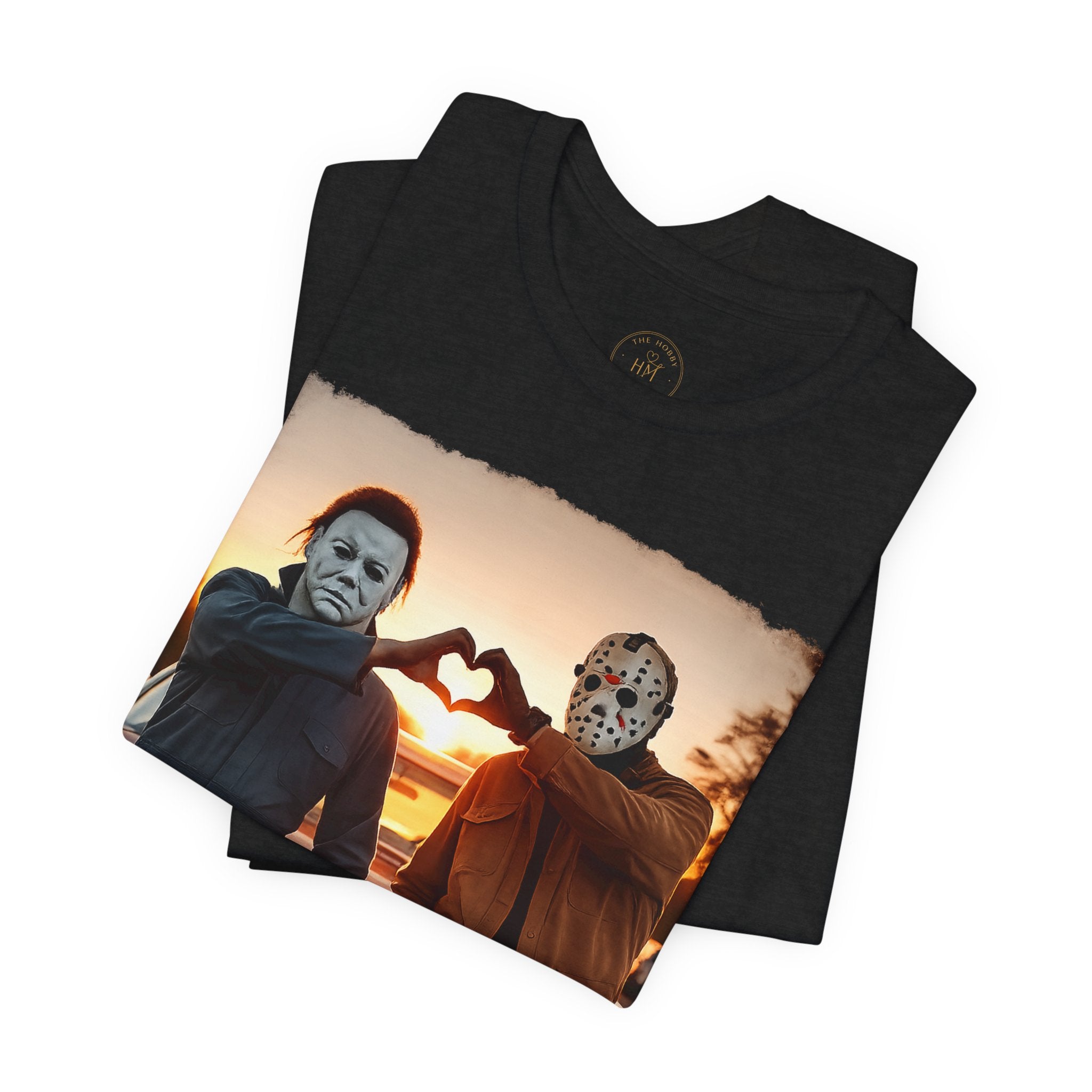 Horror Duo Sunset Heart T-Shirt