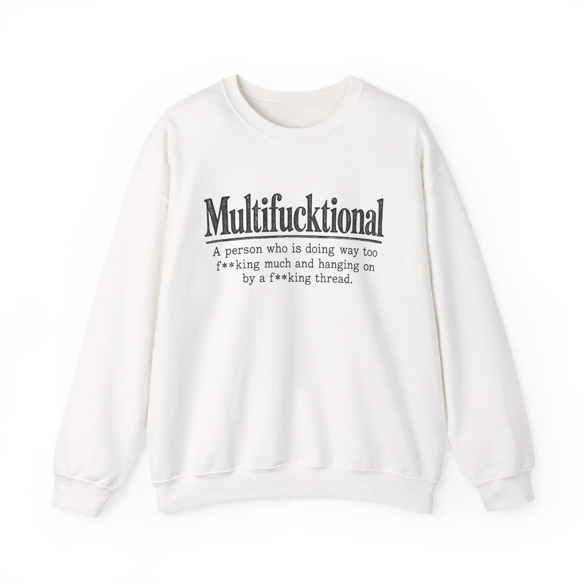 Multifucktional  Crewneck Sweatshirt