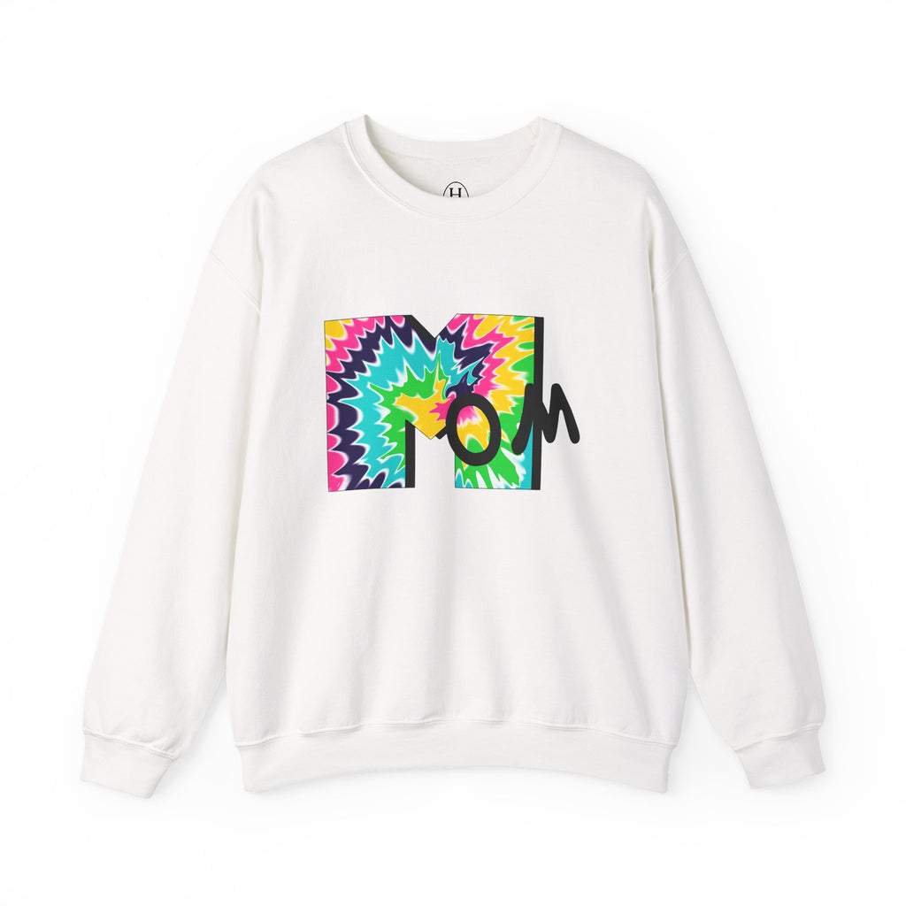 Tie-Dye Mom Crewneck Sweatshirt