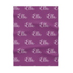 Personalized Baby Blanket  Fleece Throw, Soft Nursery Blanket for Newborns & Baby Shower Gift (any color, any name, any font)