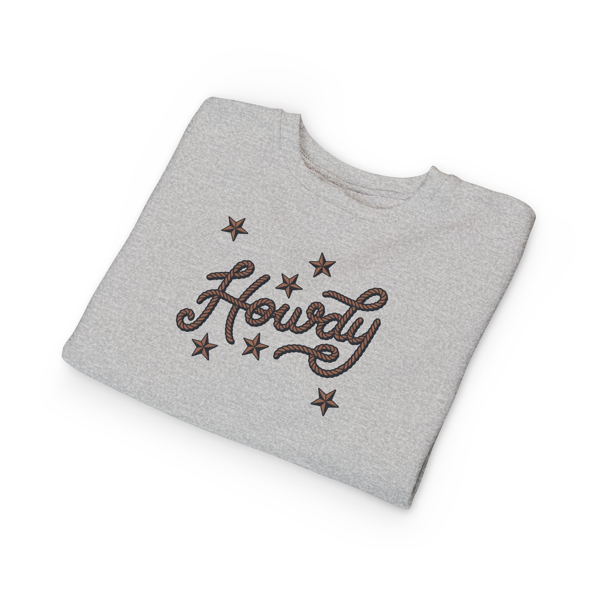 "Howdy" Stars Graphic Pullover for Kids