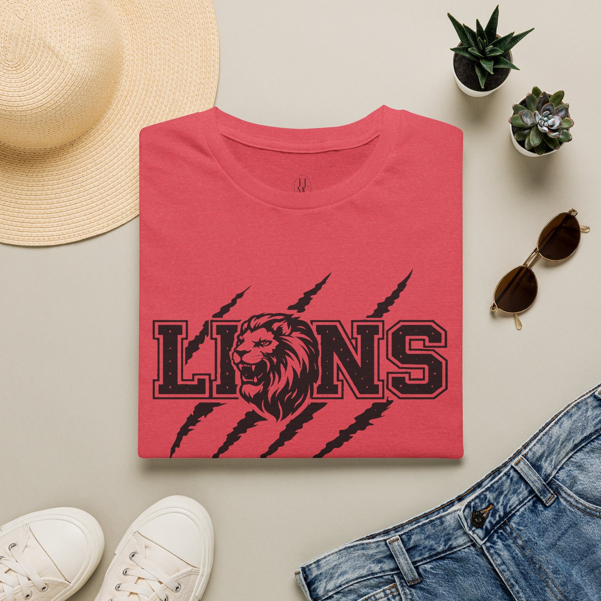 Lions Scratch Mascot Tee