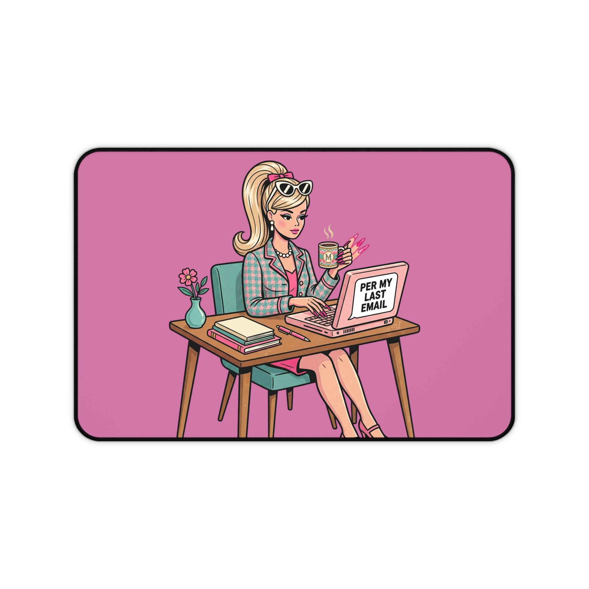 Custom Desk Mat — Personalized Neoprene Workspace Mat