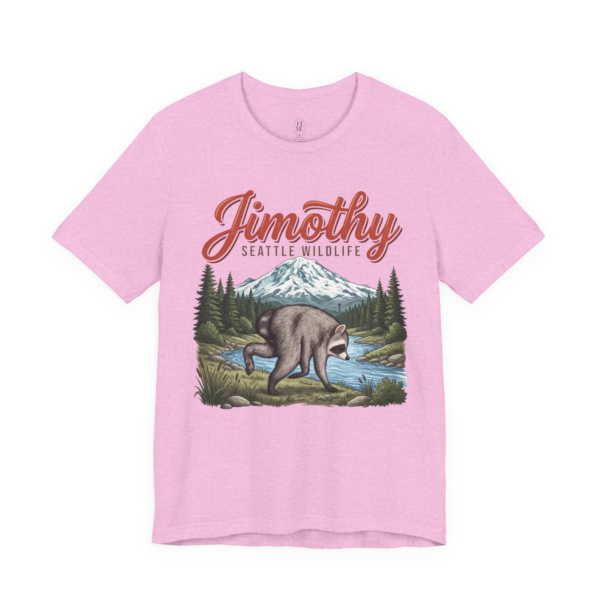 Jimothy Seattle Wildlife Raccoon T-Shirt