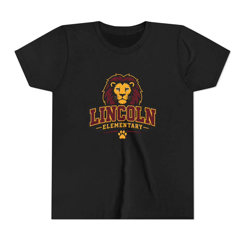 Lion Mascot School Spirit Youth Tee - Customize for your child's school.