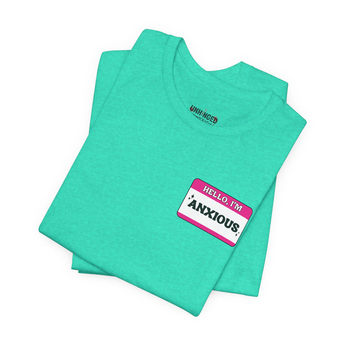 'Hello I'm Anxious' Graphic T‑Shirt