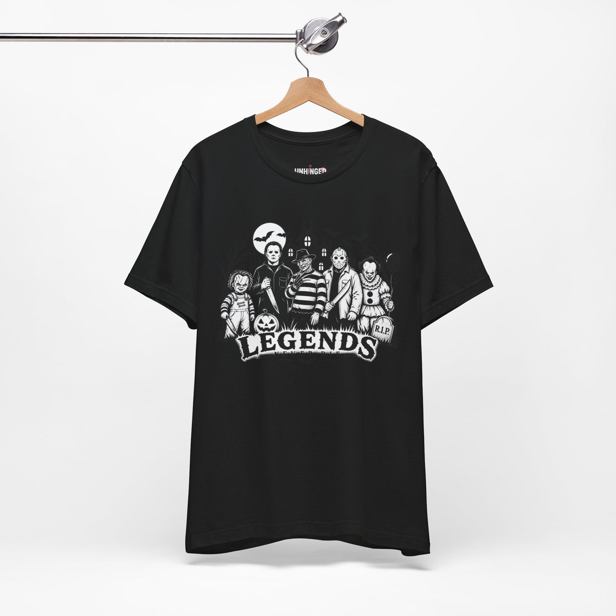 Legends Never Die Halloween Graphic Tee