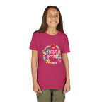 "First Grade" Colorful Back-to-School Shirt (Personalized Name Option)