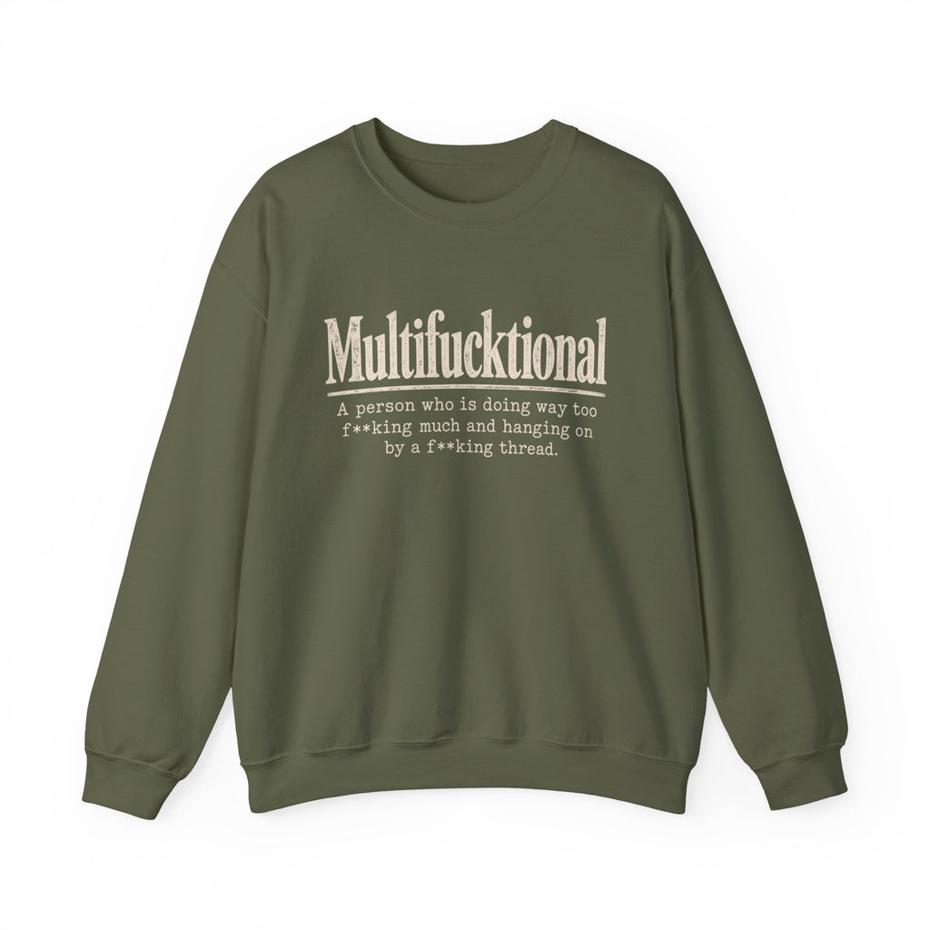 Multifucktional  Crewneck Sweatshirt