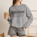 Multifucktional  Crewneck Sweatshirt