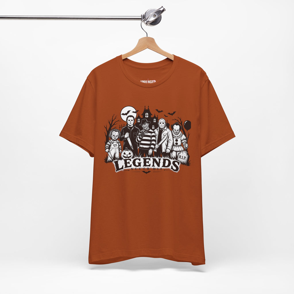 Legends Never Die Halloween Graphic Tee