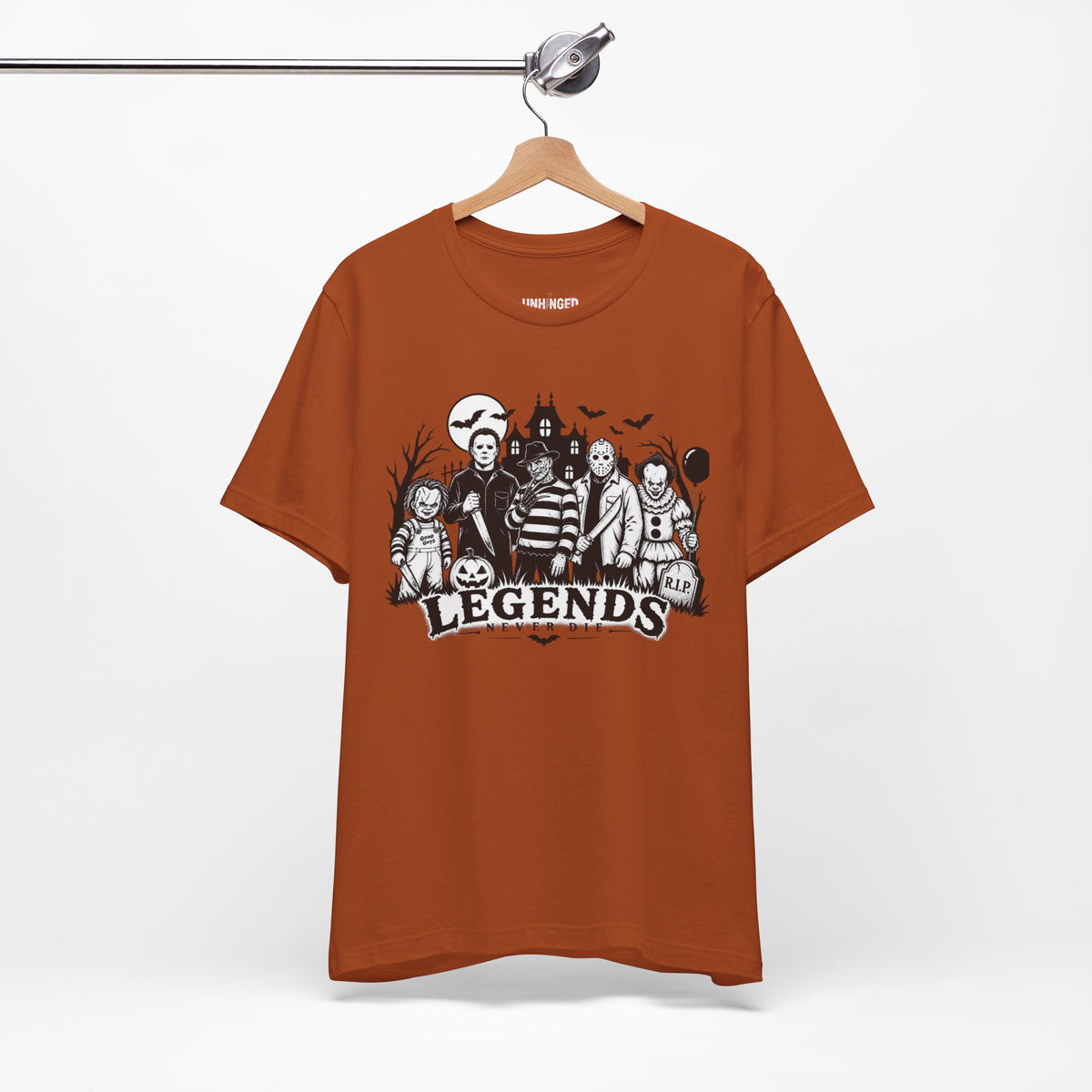 Legends Never Die Halloween Graphic Tee