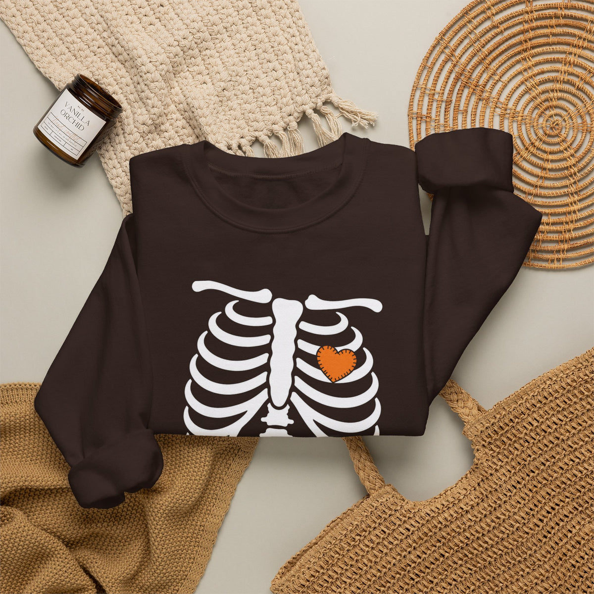 Pregnant Skeleton Crewneck Sweatshirt
